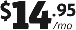 $14.95 per month
