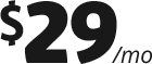 $29.00 per month